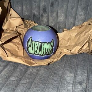 SUBLIME Purple Art Sphere wax candle